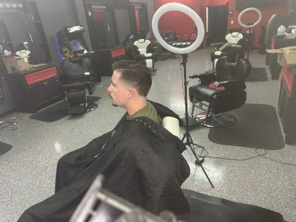 Comb over with a skin taper
